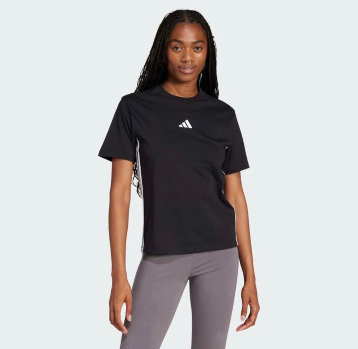 Adidas Essentials 3-Stripes Cotton T-shirt