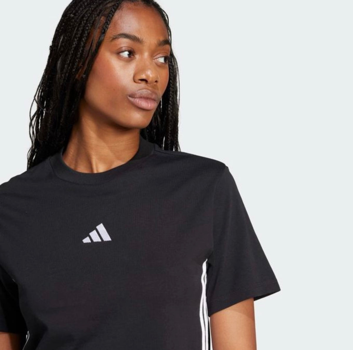 Adidas Essentials 3-Stripes Cotton T-shirt